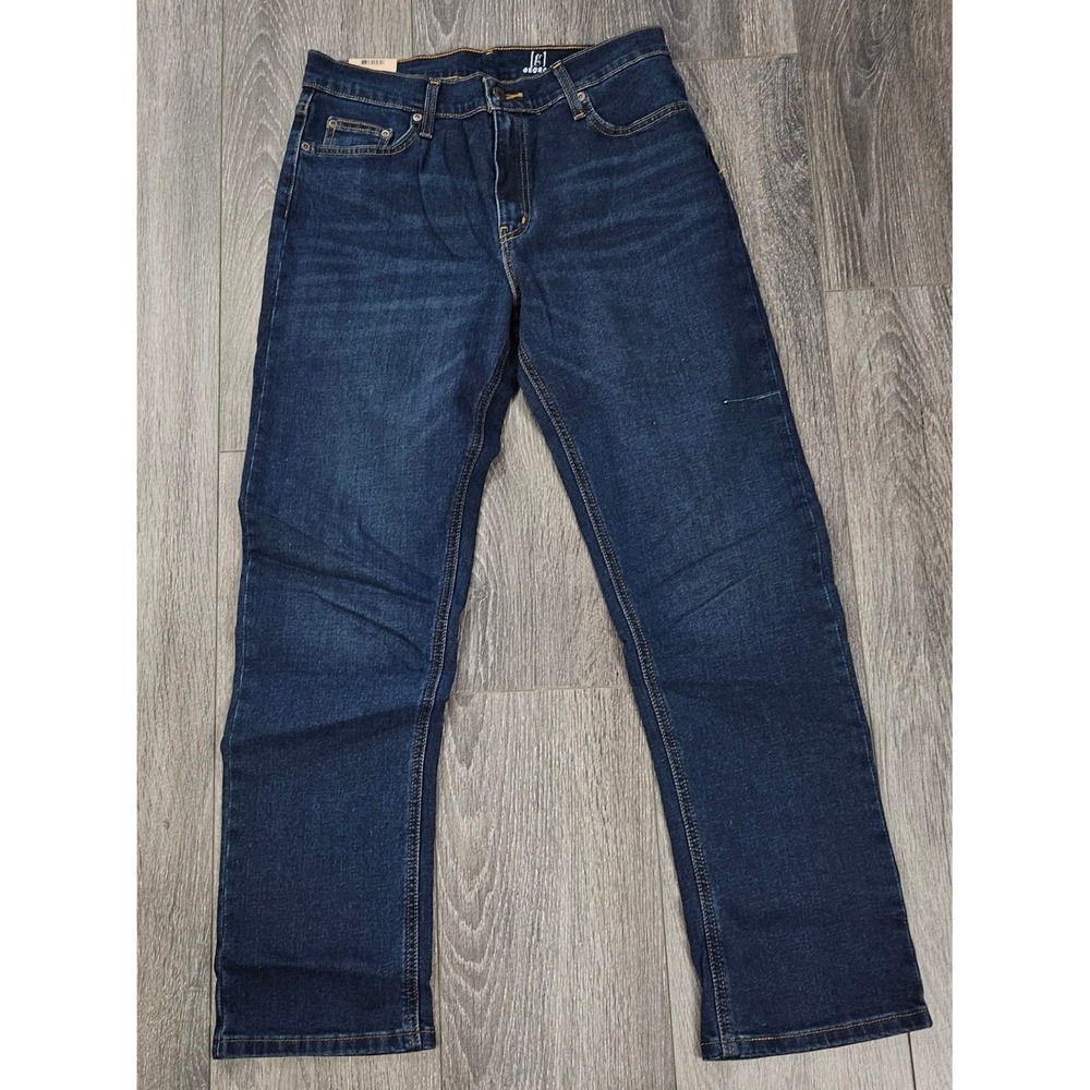 George Relaxed Fit Dark Wash Denim Jeans 30x30 Mens‎